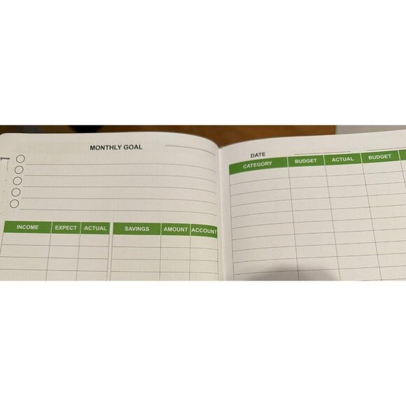 Budget Planner, UpUGo Monthly Accounts Book and B5 (6.97×10.04Inch), Rosegold - Picture 6 of 9